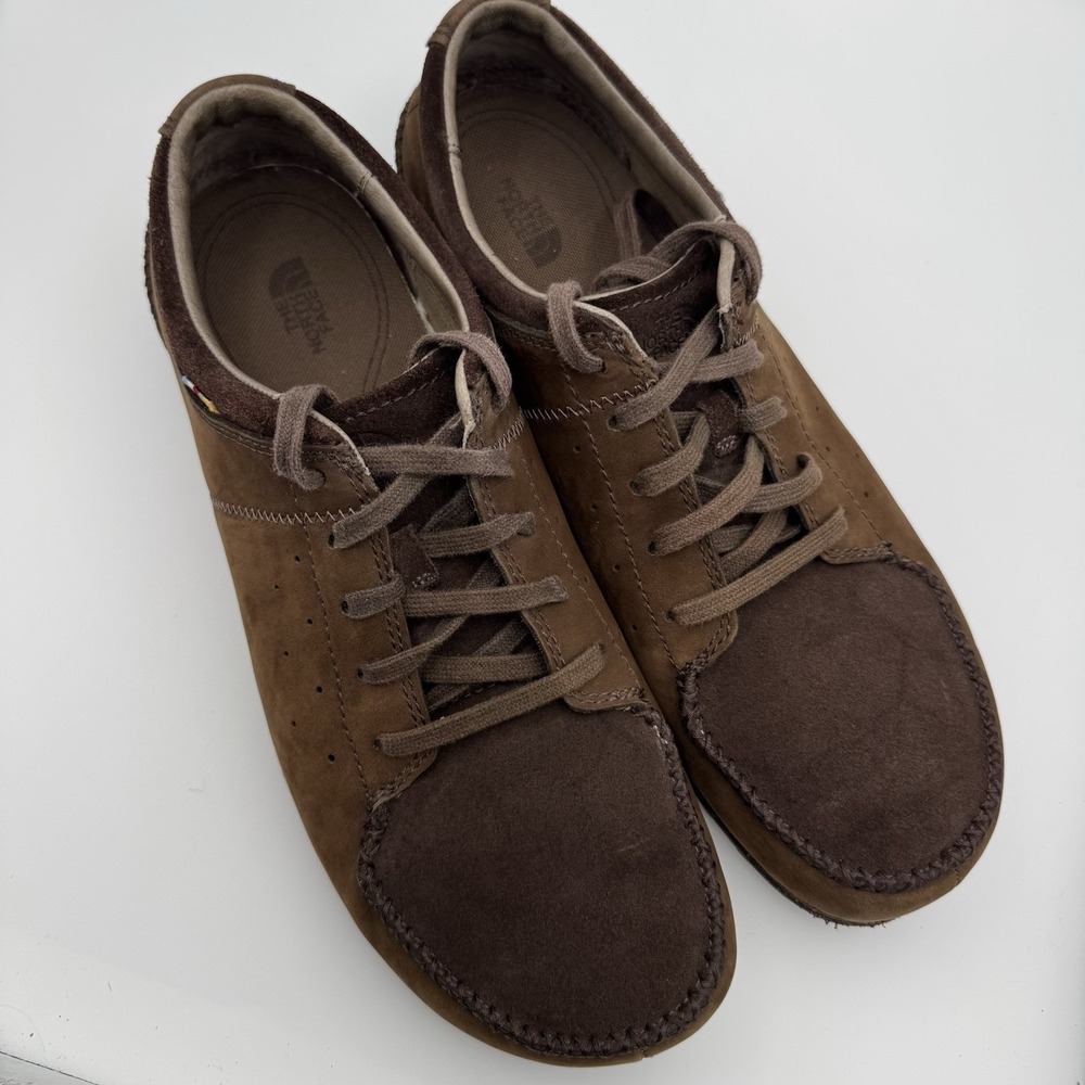 The North Face Hayden Shoes Mens 12 Brown Suede Leather Casual Hiking Shoes - Picture 9 of 10